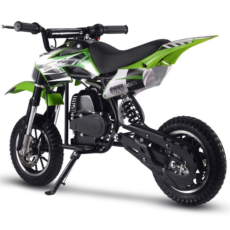 Mototec Alien Db-01 50cc 2-stroke Kids Dirt Bike Green - GreatEagleInc