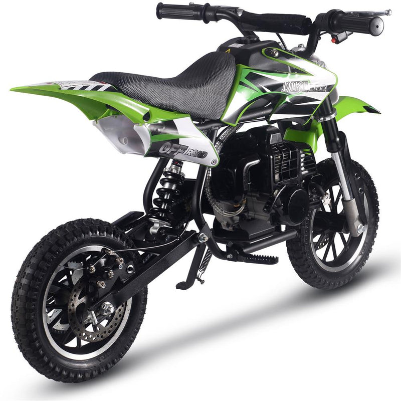 Mototec Alien Db-01 50cc 2-stroke Kids Dirt Bike Green - GreatEagleInc