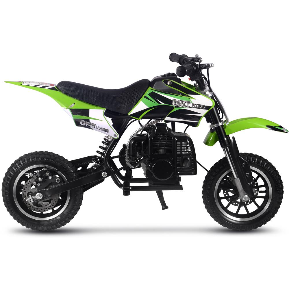 Mototec Alien Db-01 50cc 2-stroke Kids Dirt Bike Green - GreatEagleInc