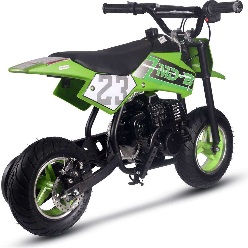 Mototec Db-02 50cc 2-stroke Kids Supermoto Dirt Bike Green - Apparel & Accessories