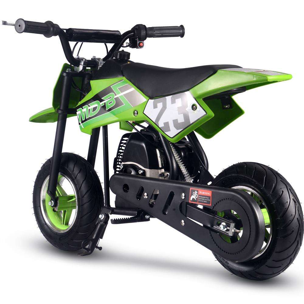 Mototec Db-02 50cc 2-stroke Kids Supermoto Dirt Bike Green - Apparel & Accessories