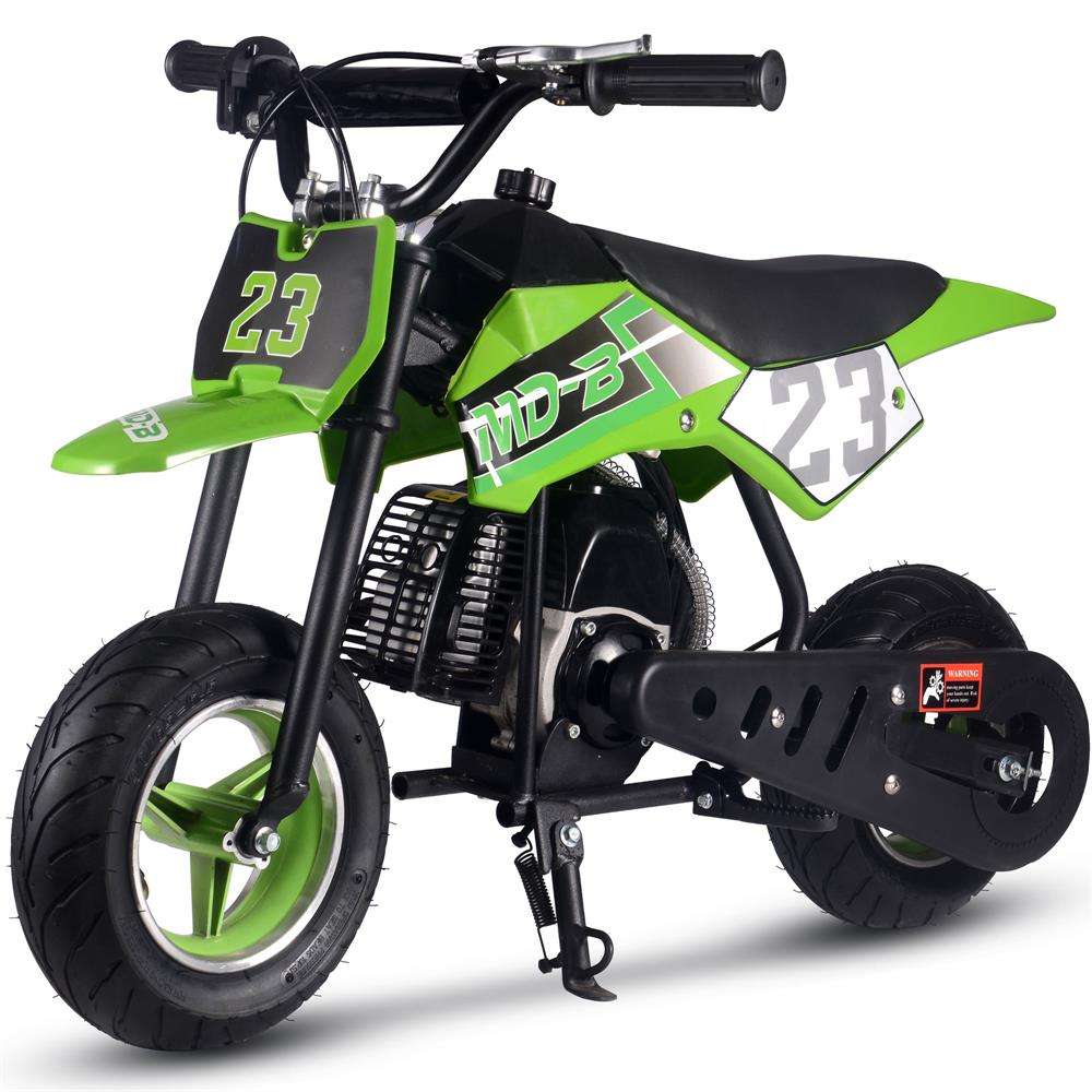 Mototec Db-02 50cc 2-stroke Kids Supermoto Dirt Bike Green - Apparel & Accessories
