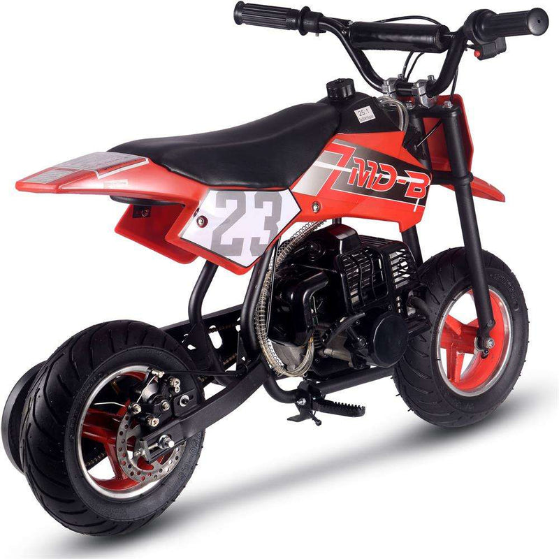 Mototec Db-02 50cc 2-stroke Kids Supermoto Dirt Bike Red - Apparel & Accessories