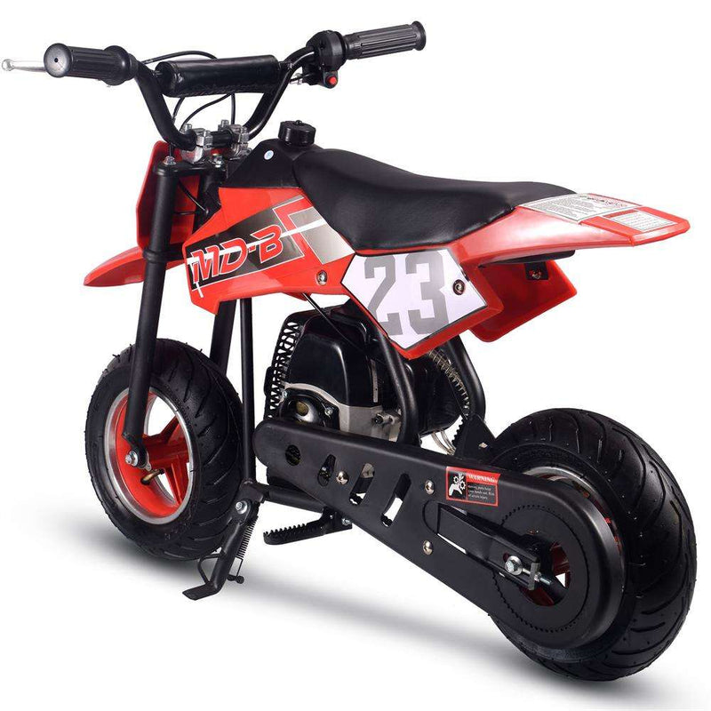Mototec Db-02 50cc 2-stroke Kids Supermoto Dirt Bike Red - Apparel & Accessories