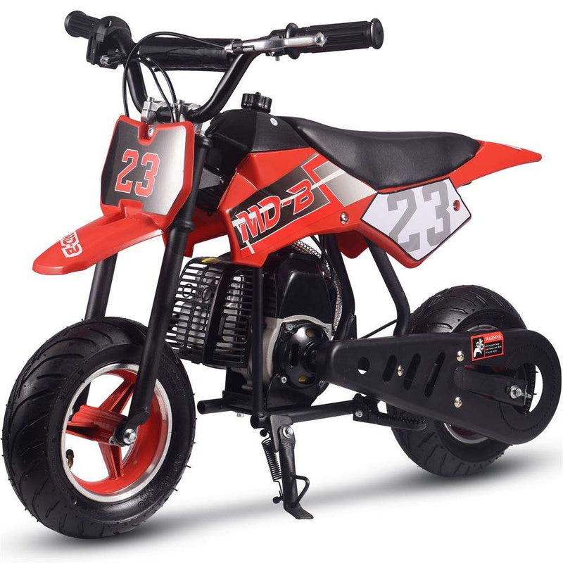 Mototec Db-02 50cc 2-stroke Kids Supermoto Dirt Bike Red - Apparel & Accessories