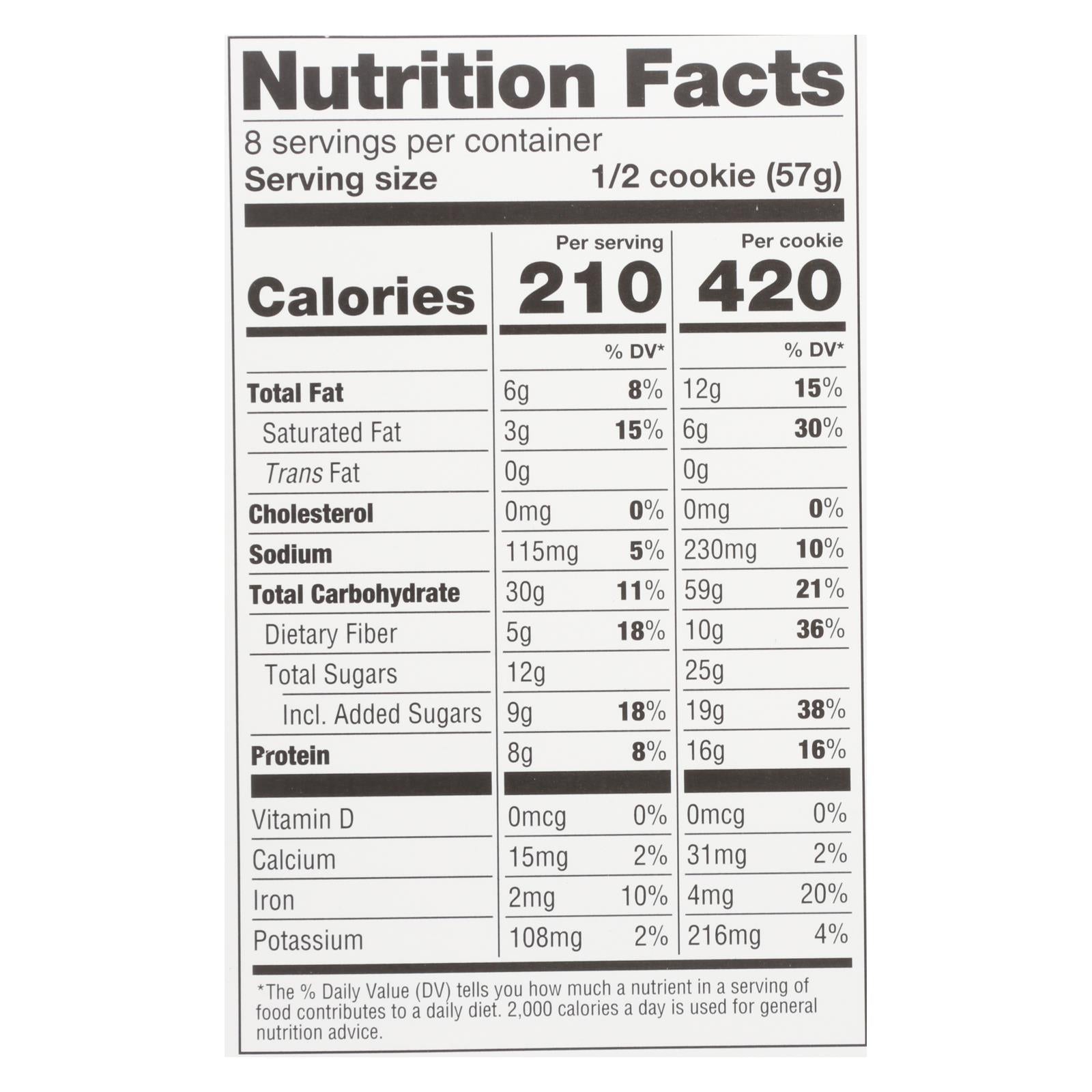 Lenny And Larry's The Complete Cookie - Chocolate Chip - 4 Oz - Case Of 12 - GreatEagleInc