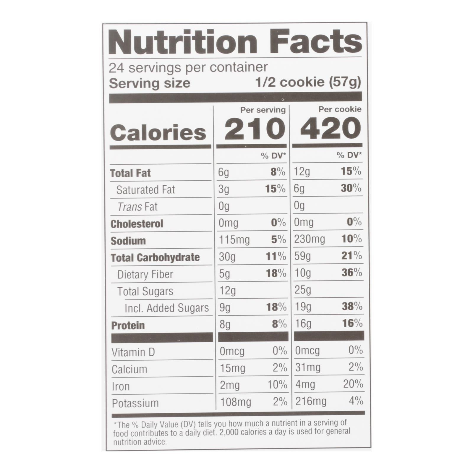 Lenny And Larry's The Complete Cookie - Chocolate Chip - 4 Oz - Case Of 12 - GreatEagleInc