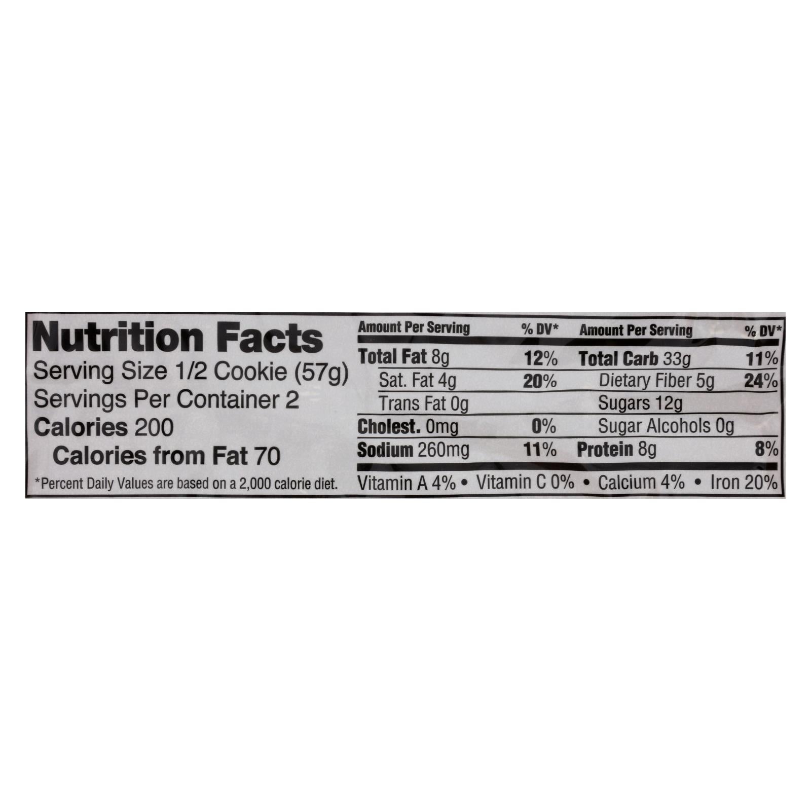 Lenny And Larry's The Complete Cookie - Chocolate Chip - 4 Oz - Case Of 12 - GreatEagleInc