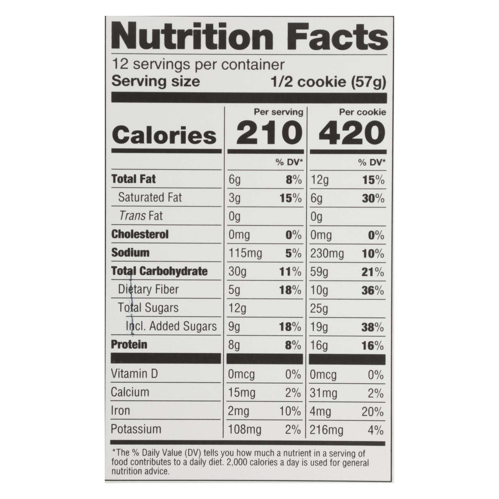 Lenny And Larry's The Complete Cookie - Chocolate Chip - 4 Oz - Case Of 12 - GreatEagleInc