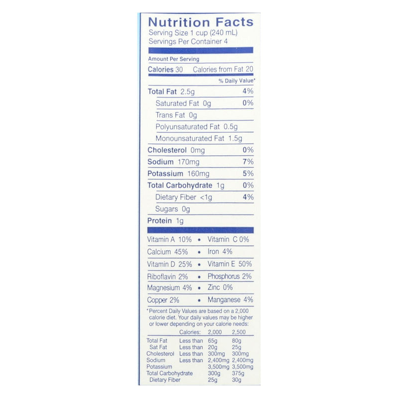 Almond Breeze - Almond Milk - Unsweetened Vanilla - Case Of 12 - 32 Fl Oz. - GreatEagleInc