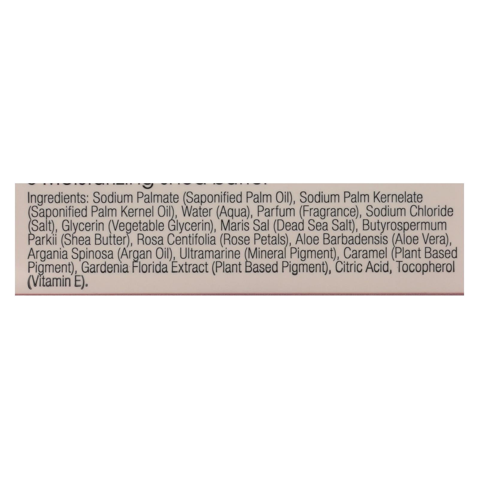 One With Nature Dead Sea Mineral Rose Petal Soap - 7 Oz - GreatEagleInc