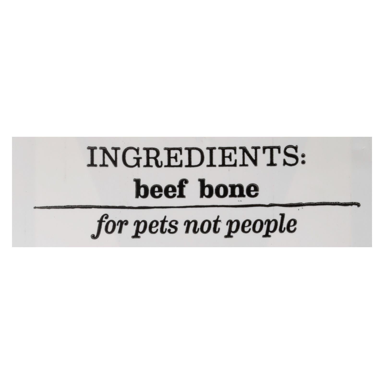 Happy N Healthy Pet - Dog Bone Beef Medium - Case Of 6 - 1 Ct - GreatEagleInc