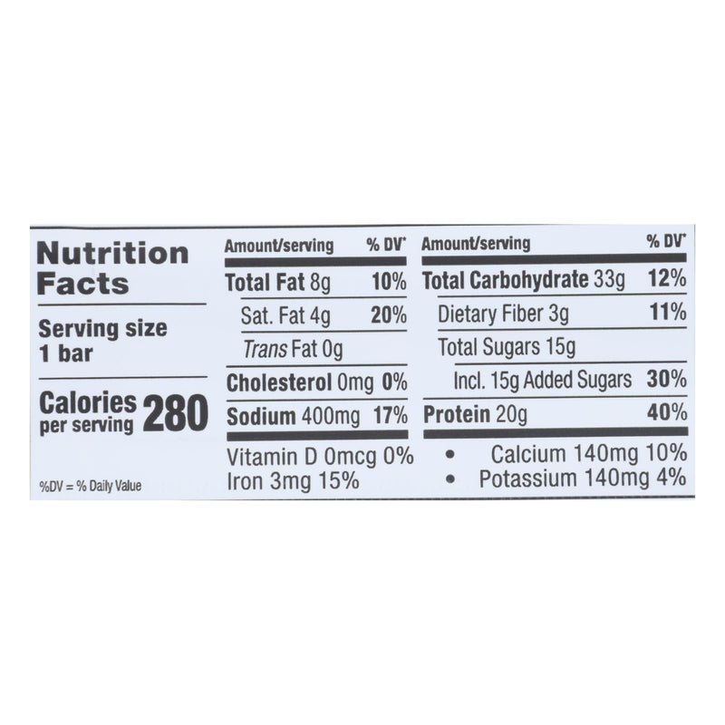 Probar Cookie Dough Core Bar - Case Of 12 - 2.46 Oz - GreatEagleInc