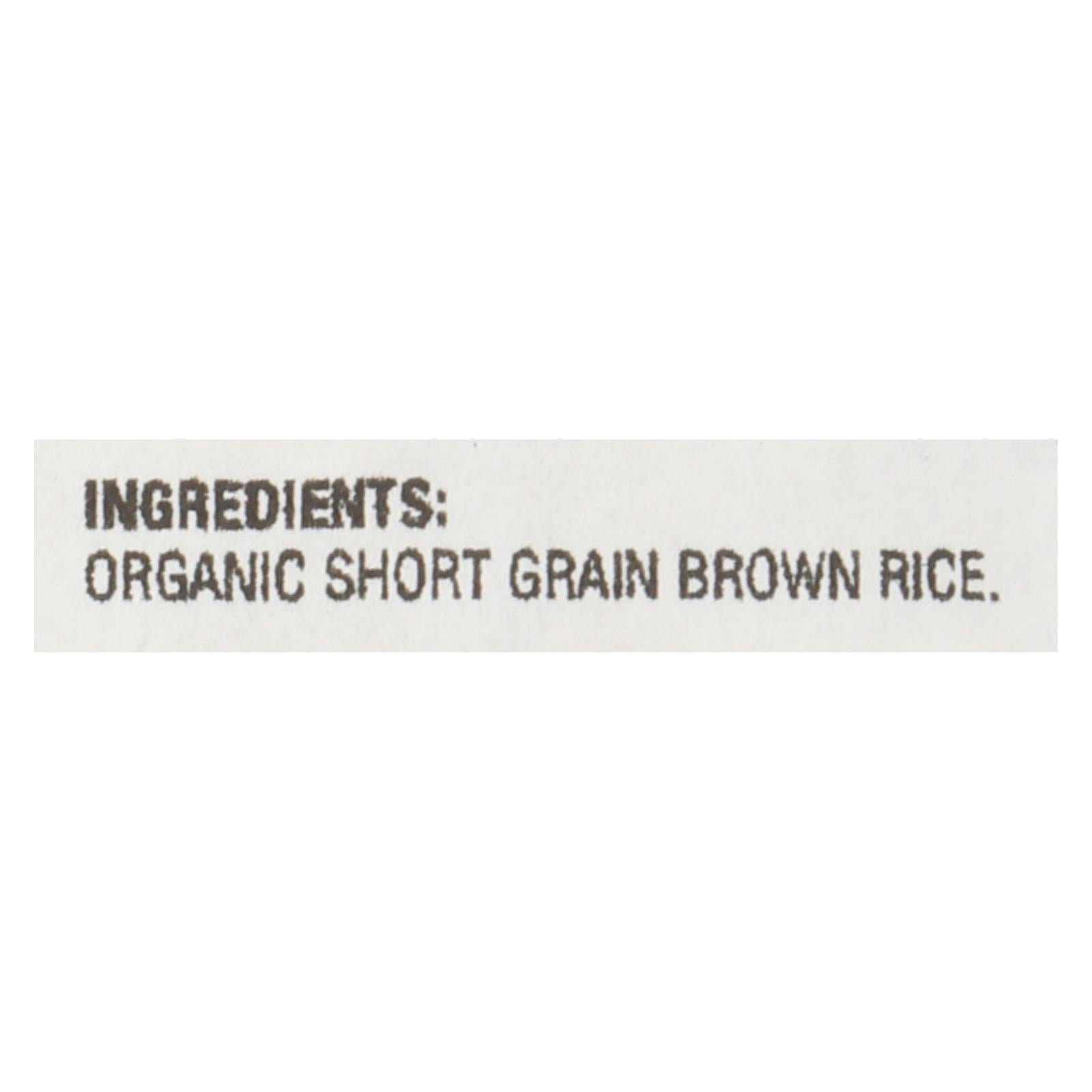 Lundberg Family Farms Short Grain Brown Rice - Case Of 25 Lbs - GreatEagleInc