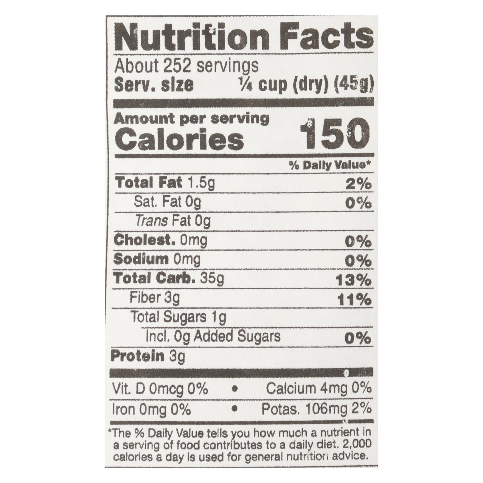 Lundberg Family Farms Short Grain Brown Rice - Case Of 25 Lbs - GreatEagleInc