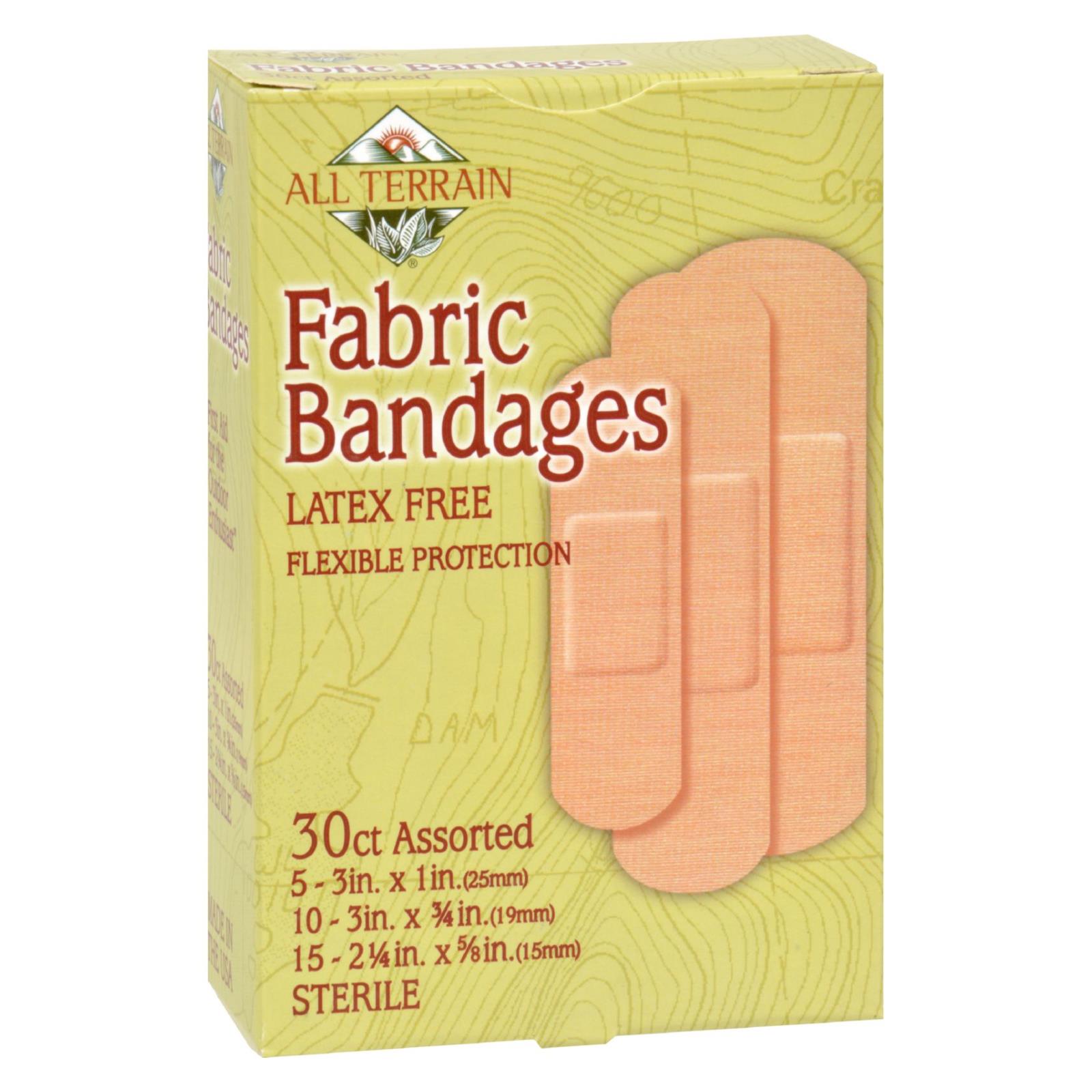 All Terrain - Bandages - Fabric Assorted - 30 Ct - GreatEagleInc