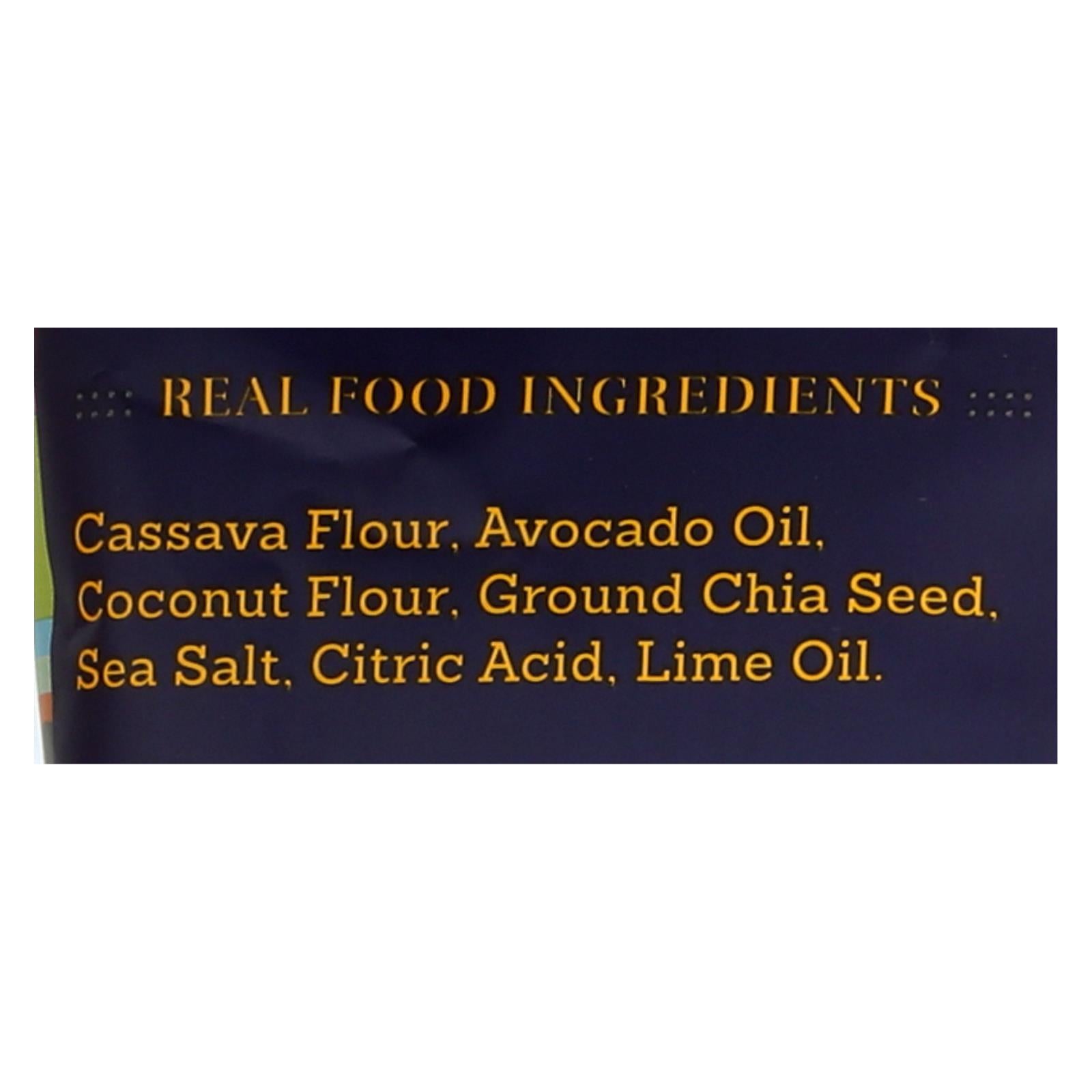 Siete Tortilla Chip - Lime - Case Of 12 - 5 Oz - GreatEagleInc