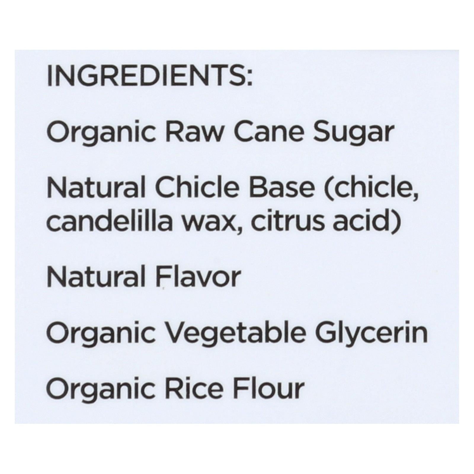 Simply Gum All Natural Gum - Mint - Case Of 12 - 15 Count - GreatEagleInc