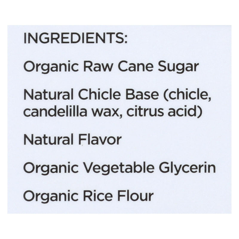 Simply Gum All Natural Gum - Mint - Case Of 12 - 15 Count - GreatEagleInc