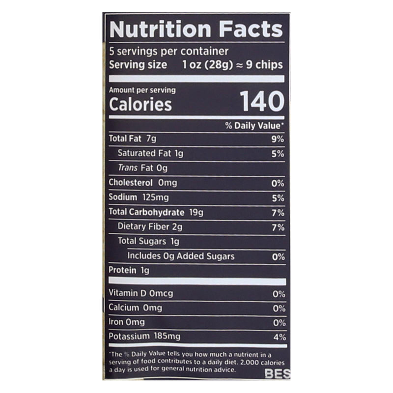 Siete Tortilla Chip - Sea Salt - Case Of 12 - 5 Oz - GreatEagleInc