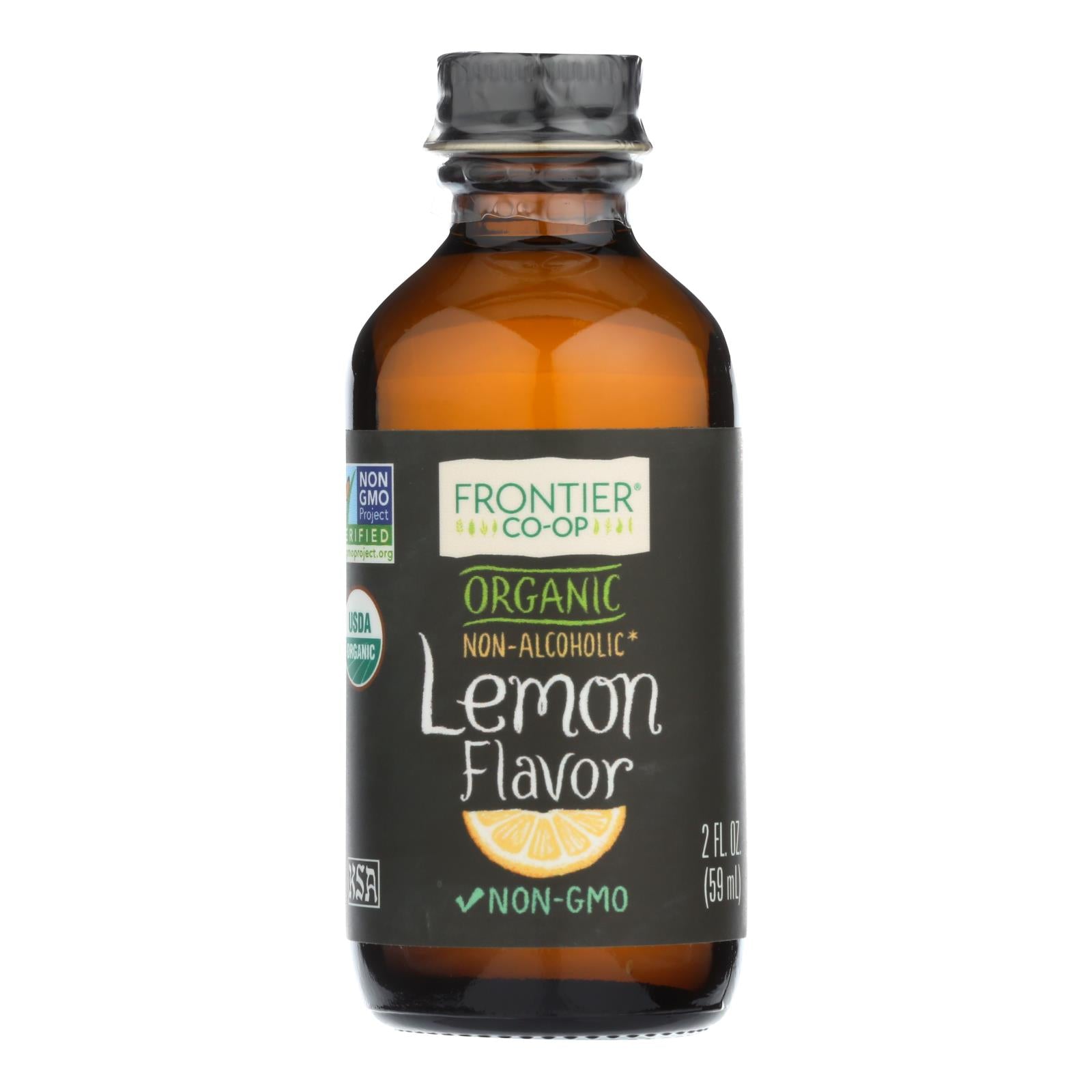 Frontier Herb Lemon Flavor - Organic - 2 Oz - Eco-Friendly Home & Grocery