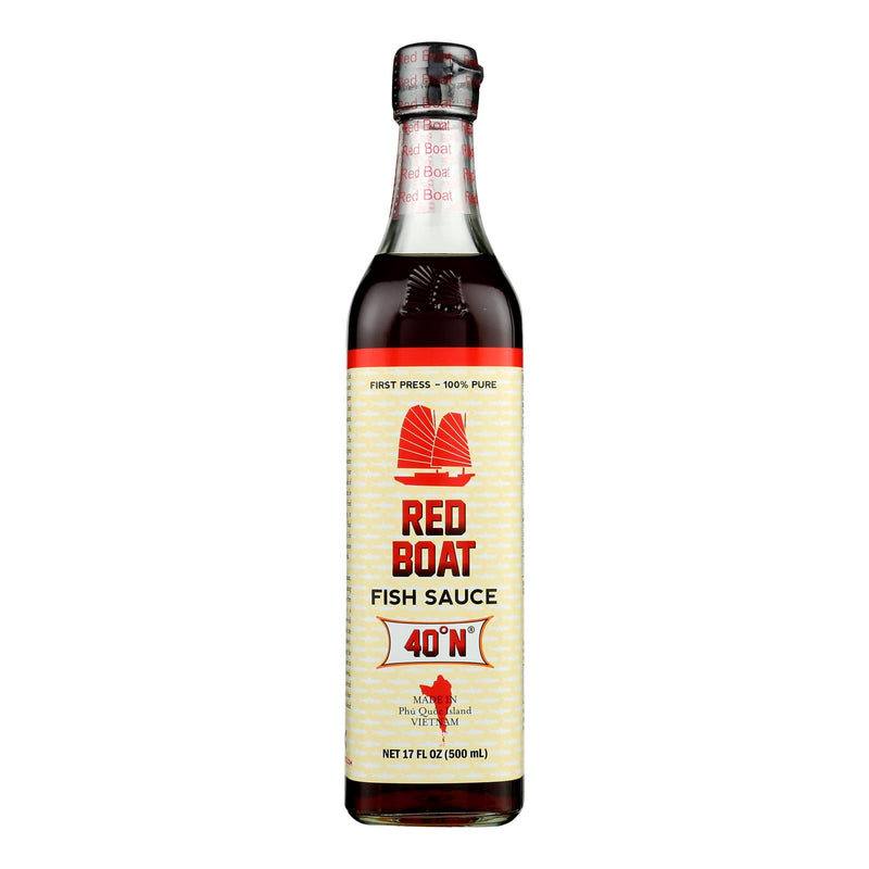 Red Boat Fish Sauce's Primary Ingredient  - Case Of 12 - 17 Oz - GreatEagleInc