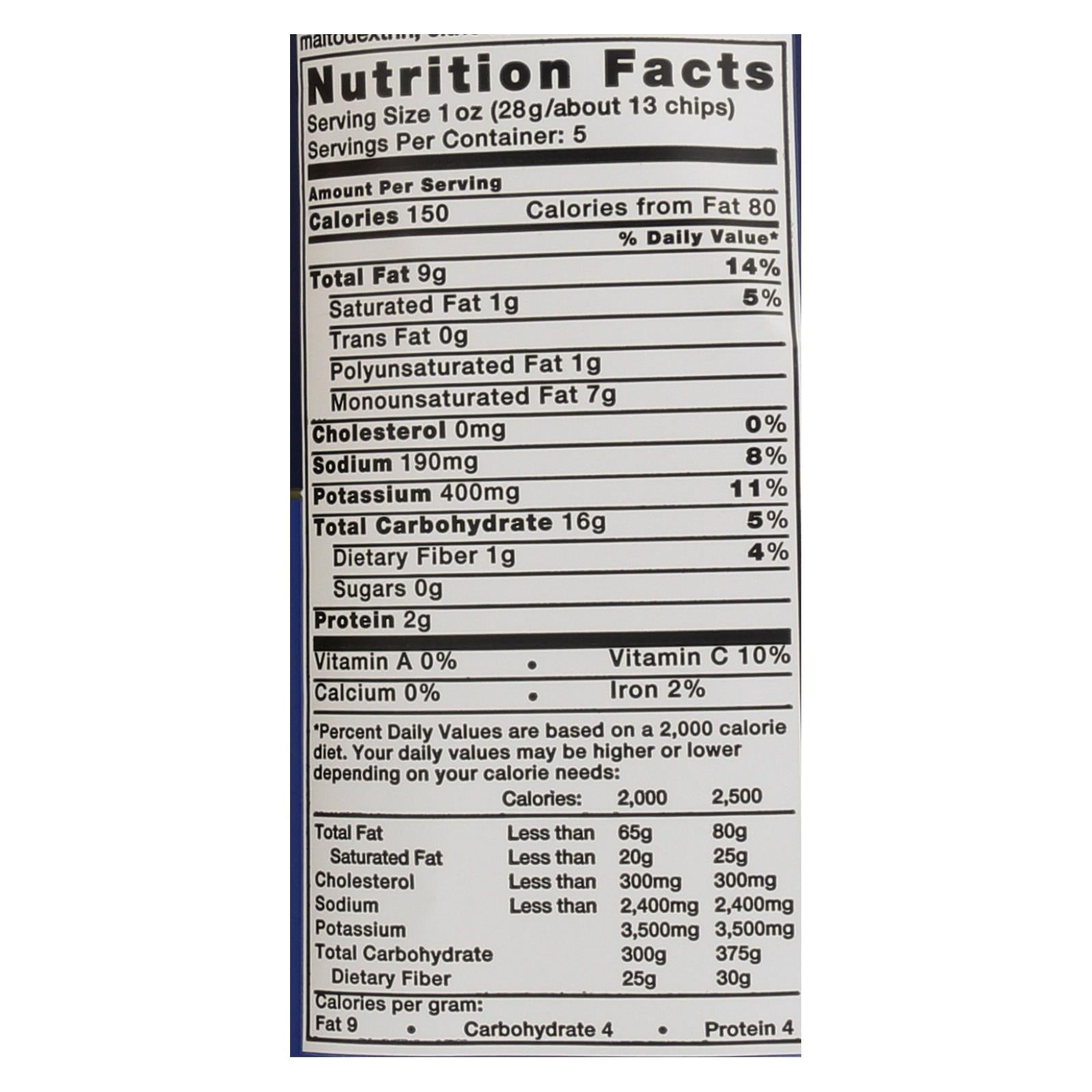 Kettle Brand Potato Chips - Sea Salt And Vinegar - Case Of 15 - 5 Oz. - Eco-Friendly Home & Grocery