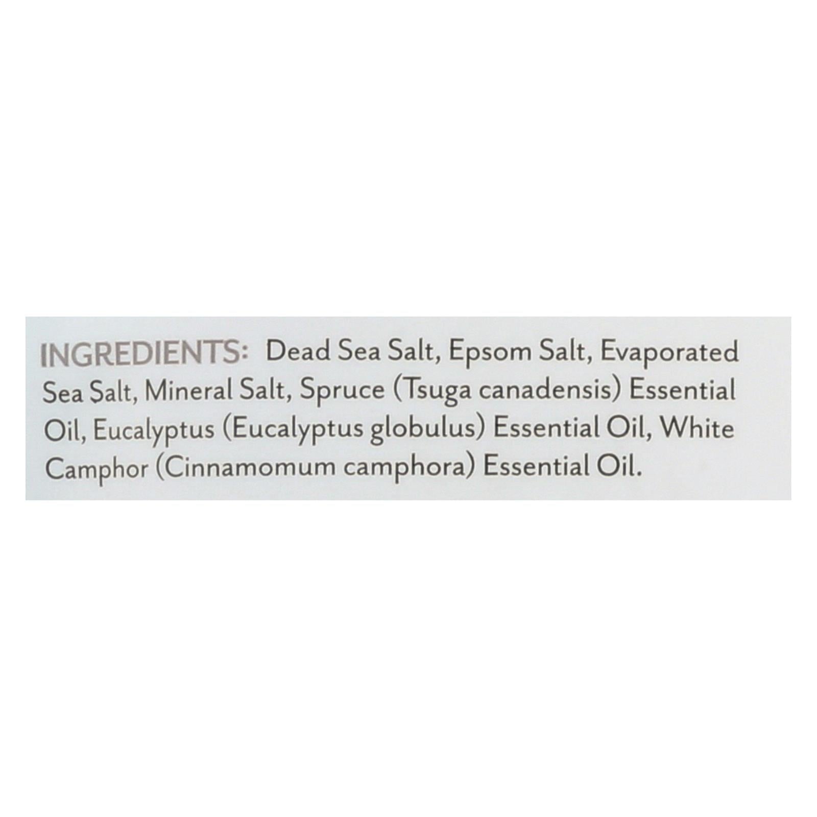 Soothing Touch Bath Salts - Eucalyptus Spruce - 32 Oz - GreatEagleInc