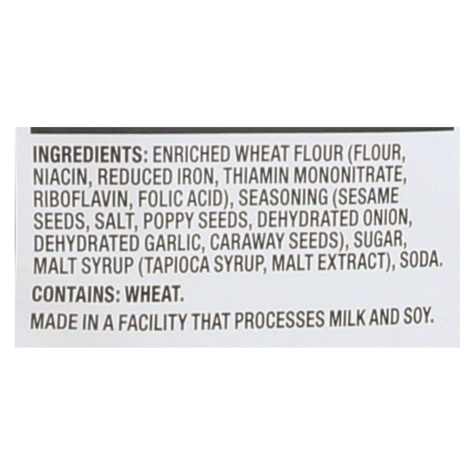 Pretzel Crisp Pretzel Crisps - Everything - Case Of 12 - 7.2 Oz. - GreatEagleInc