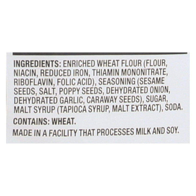Pretzel Crisp Pretzel Crisps - Everything - Case Of 12 - 7.2 Oz. - GreatEagleInc