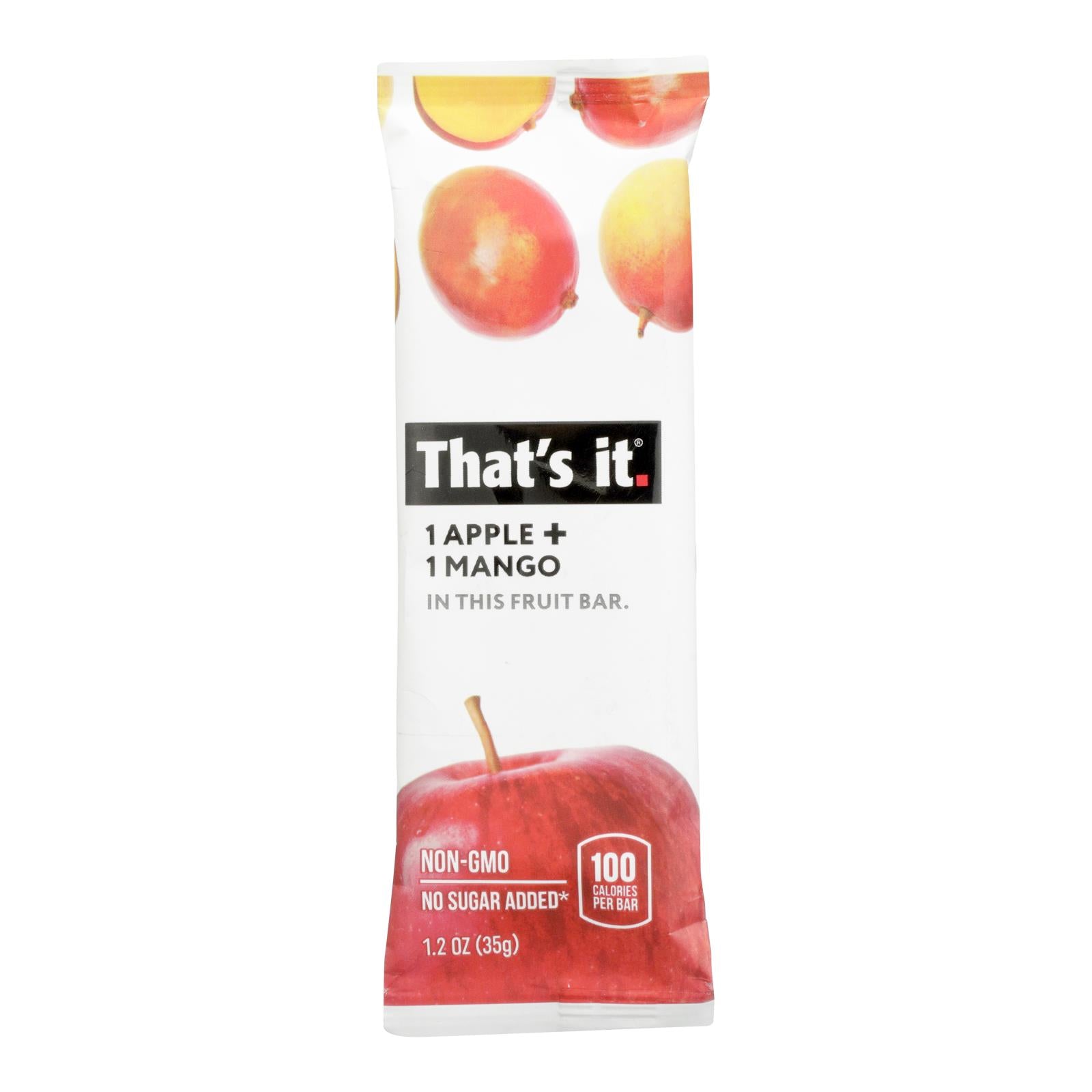 That's It Fruit Bar - Apple And Mango - Case Of 12 - 1.2 Oz - GreatEagleInc