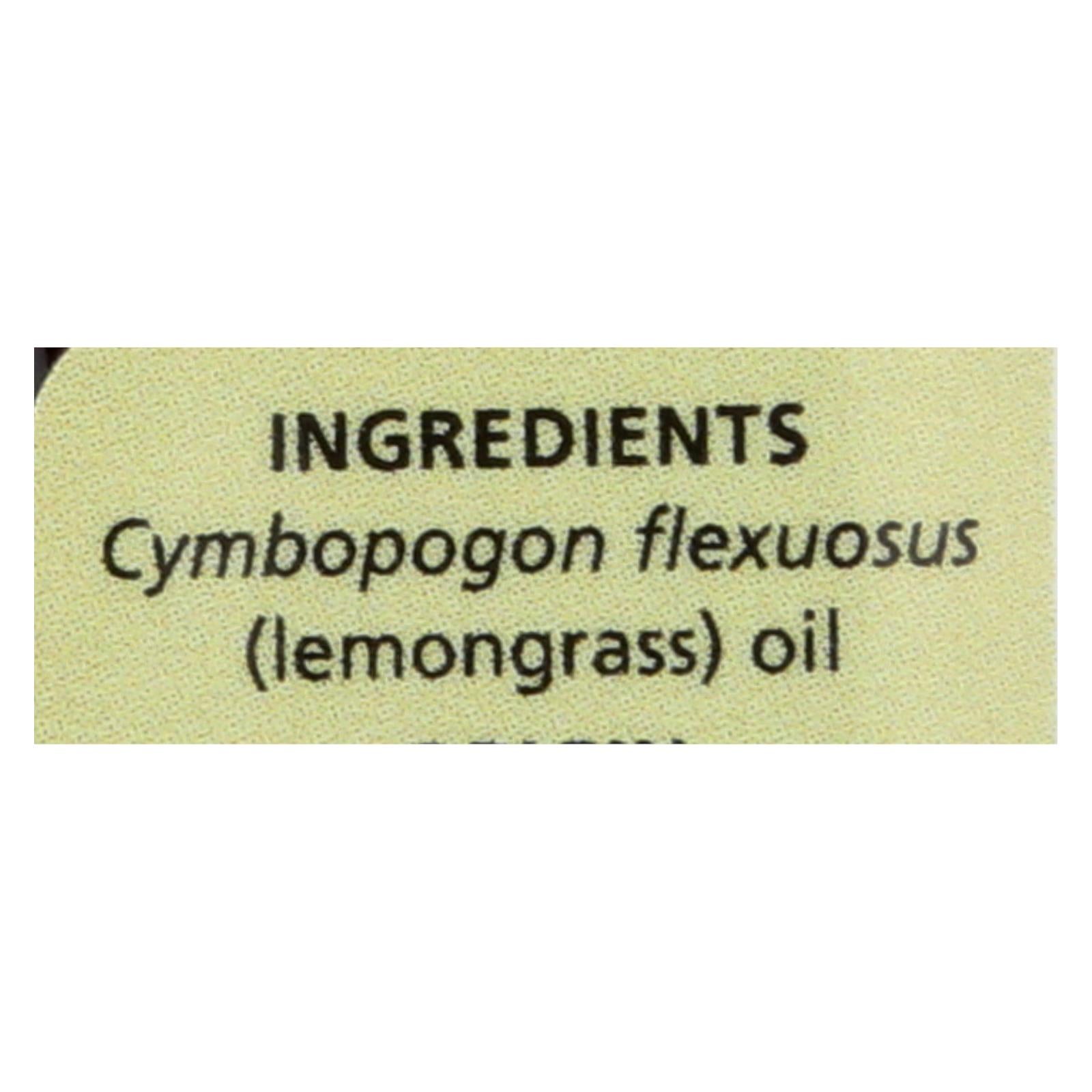 Aura Cacia - Pure Essential Oil Lemongrass - 0.5 Fl Oz - GreatEagleInc