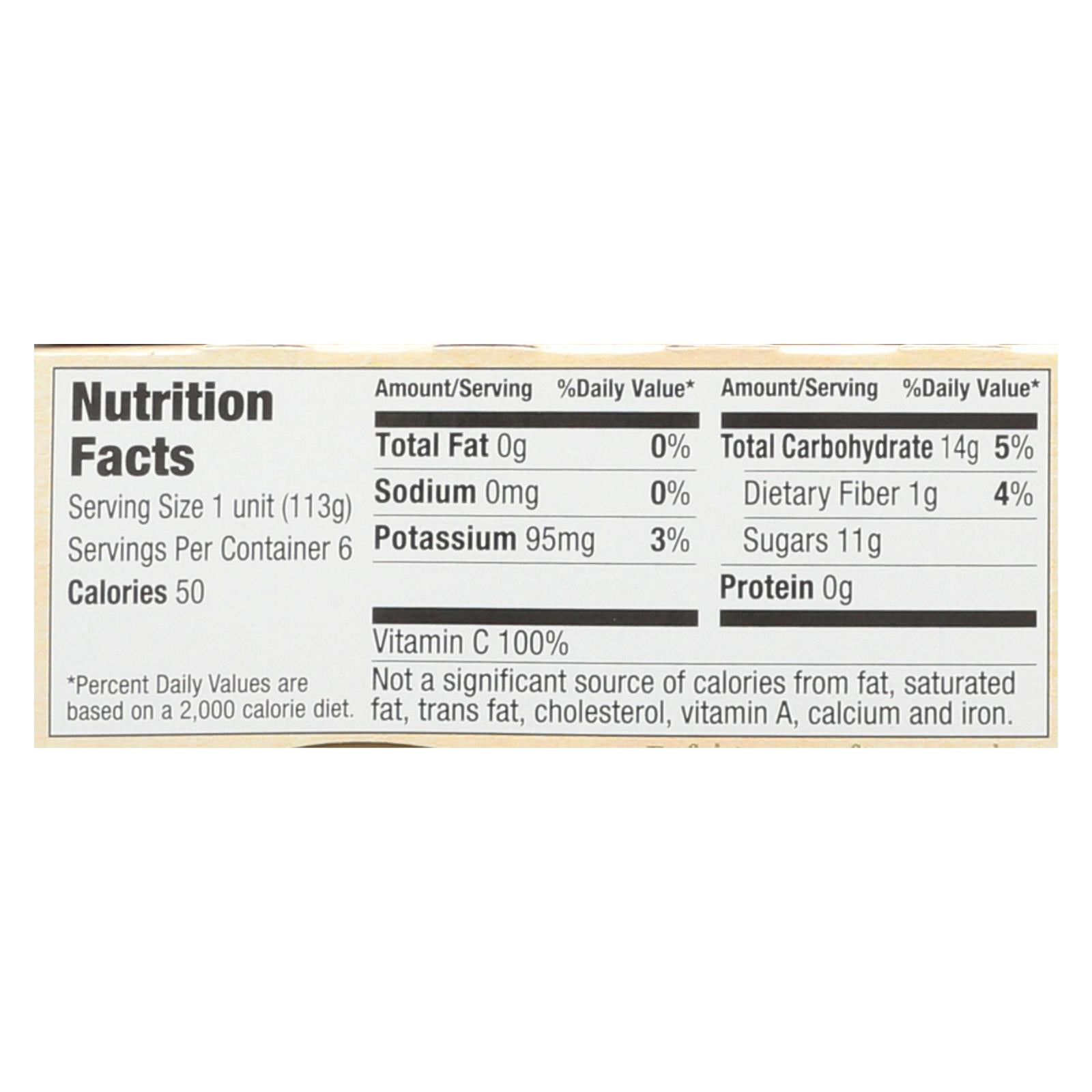 Santa Cruz Organic Apple Sauce - Case Of 12 - 4 Oz. - GreatEagleInc