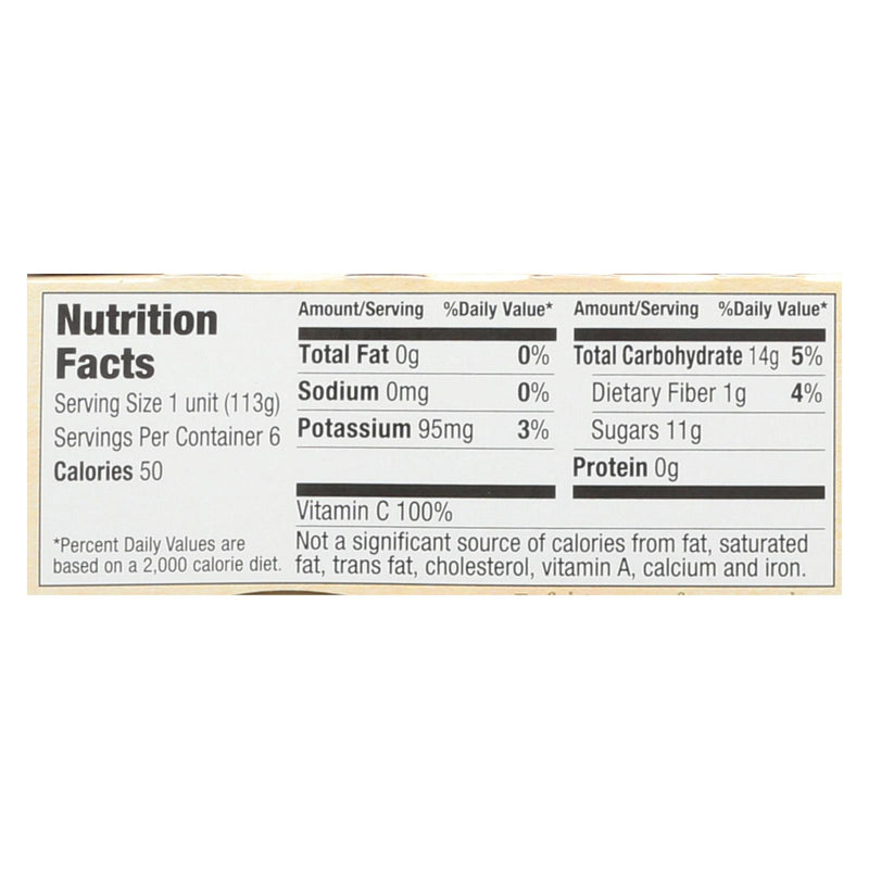 Santa Cruz Organic Apple Sauce - Case Of 12 - 4 Oz. - GreatEagleInc