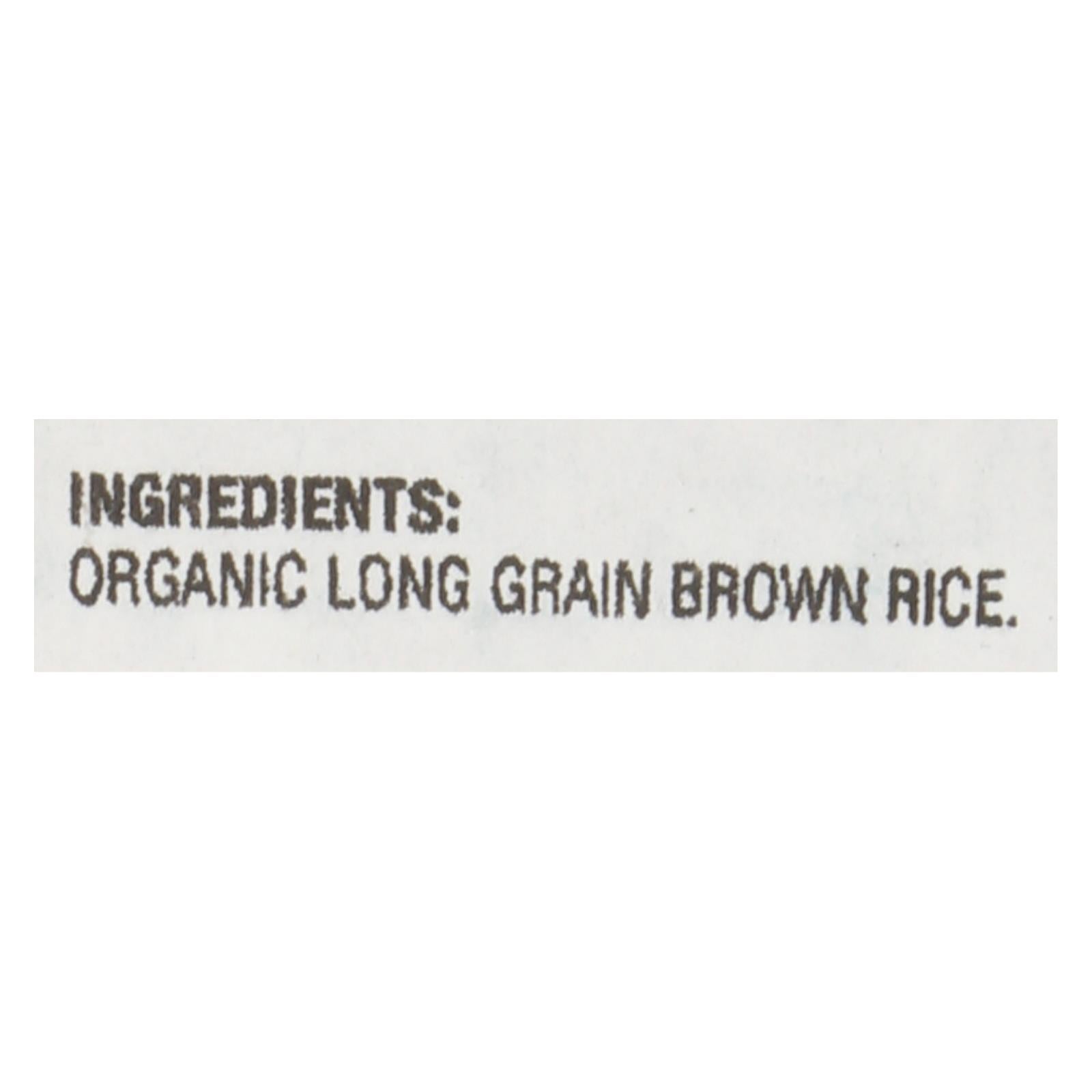 Lundberg Family Farms Organic Long Grain Brown Rice - Case Of 25 Lbs - GreatEagleInc