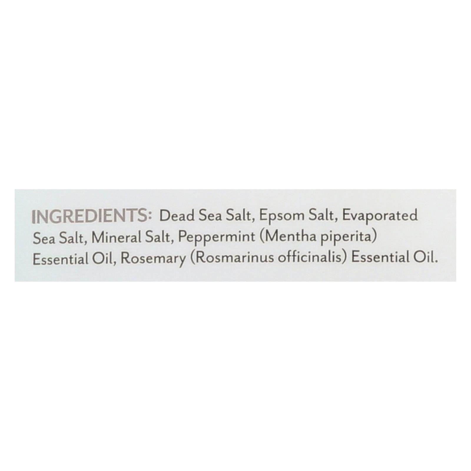 Soothing Touch Bath Salts - Peppermint Rosemary - 32 Oz - GreatEagleInc