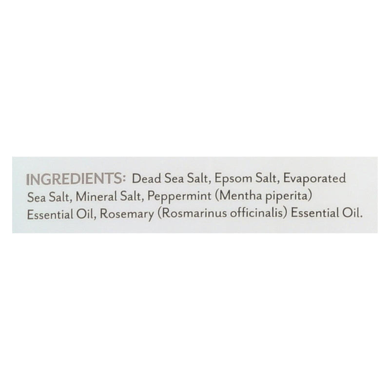Soothing Touch Bath Salts - Peppermint Rosemary - 32 Oz - GreatEagleInc