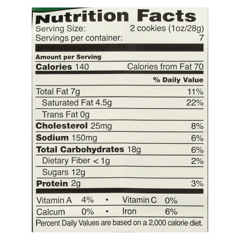 Tate's Bake Shop Double Chocolate Chip Cookies - Case Of 12 - 7 Oz. - GreatEagleInc