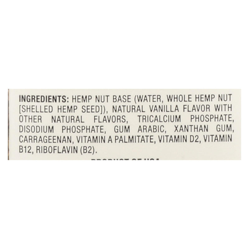 Pacific Natural Foods Hemp Original - Unsweetened - Case Of 12 - 32 Fl Oz. - GreatEagleInc