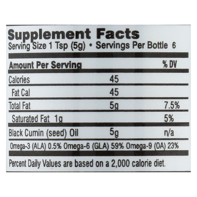 Amazing Herbs - Black Seed Oil - Cold Pressed - Premium - 1 Fl Oz - GreatEagleInc