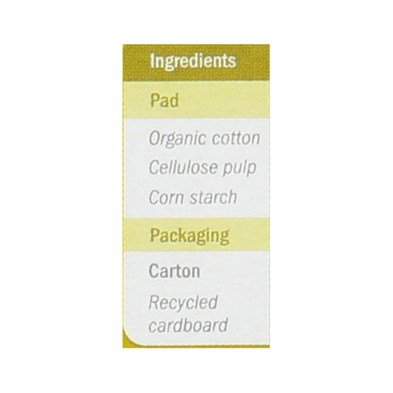 Natracare Natural Curved Panty Liners - 30 Pack - Eco-Friendly Home & Grocery