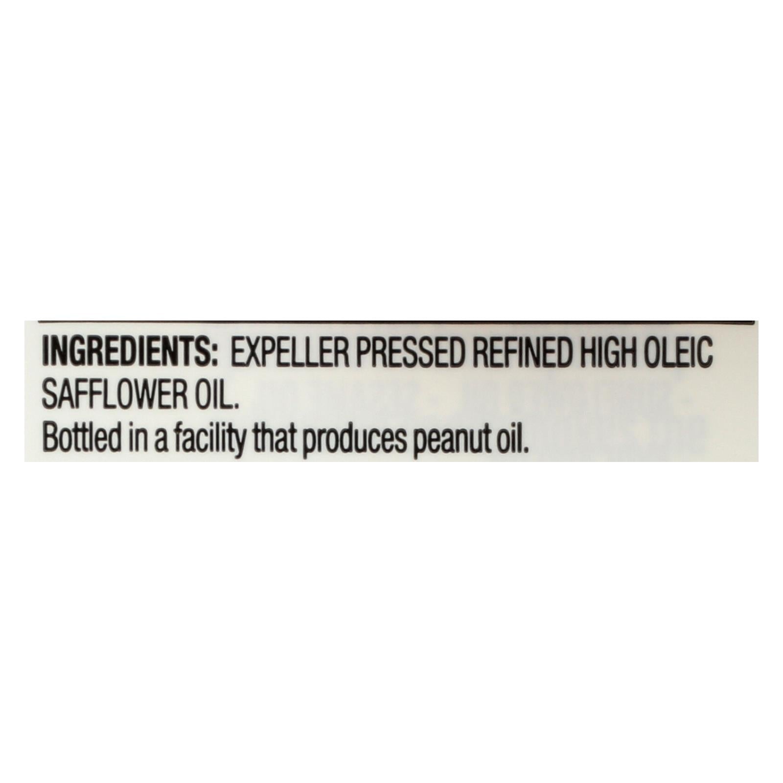 Spectrum Naturals High Heat Refined Safflower Oil - Case Of 12 - 32 Fl Oz. - GreatEagleInc