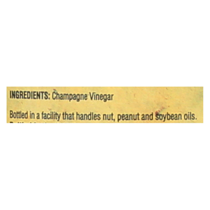 Napa Valley Naturals Champagne Reserve Wine Vinegar - Vinegar - Case Of 12 - 12.7 Fl Oz. - Eco-Friendly Home & Grocery
