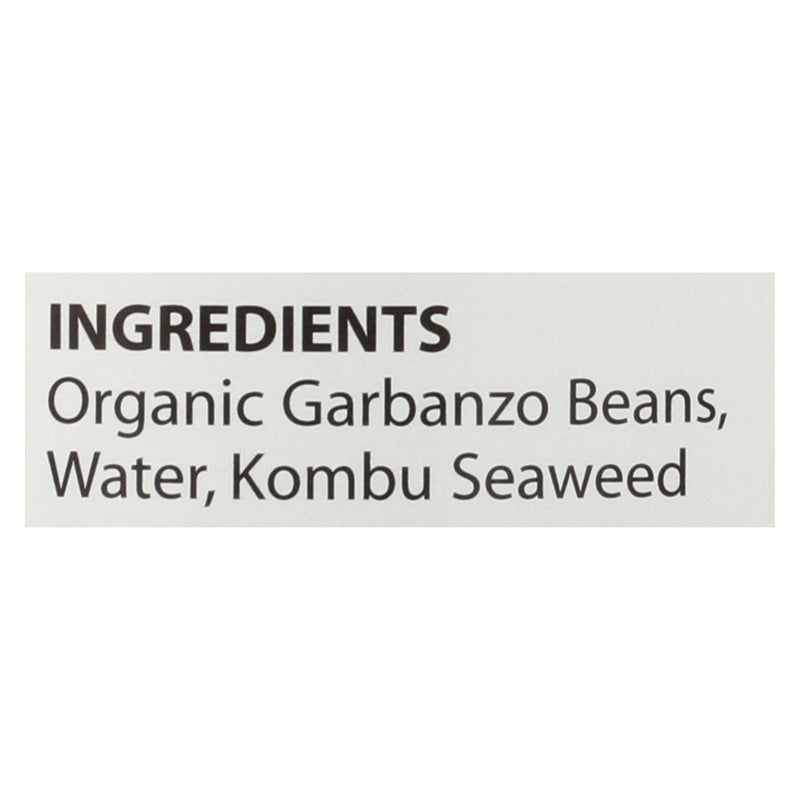 Eden Foods Organic Garbanzo Beans - Case Of 12 - 29 Oz. - GreatEagleInc