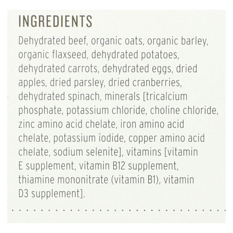 The Honest Kitchen - Dog Food - Whole Grain Beef Recipe - Case Of 6 - 2 Lb. - GreatEagleInc