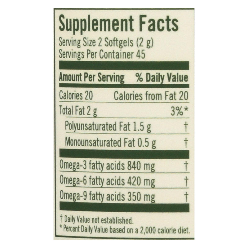 Flora Inc - Udo's Oil 369 Blend - Ea Of 1-90 Sgel - GreatEagleInc