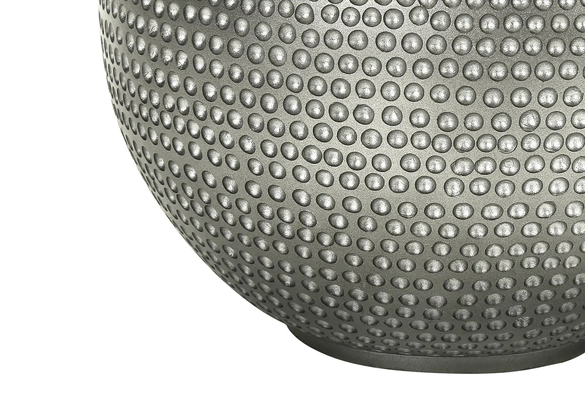 19" Gray Round Table Lamp With Ivory Drum Shade Homeroots Lighting