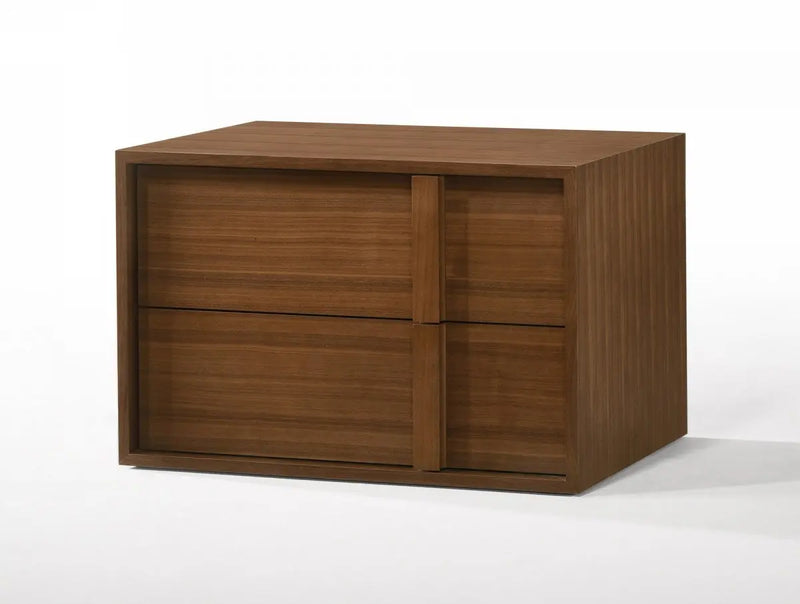 19" Solid Wood and Wood Two Drawer Nightstand - GreatEagleInc