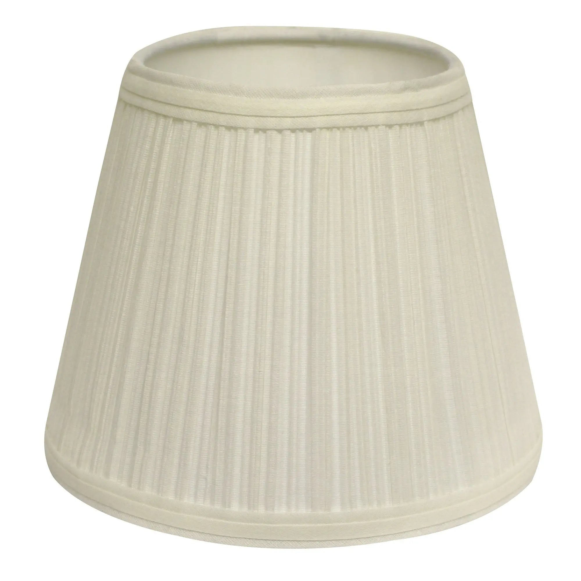 19" White Empire Slanted Broadcloth Lampshade Homeroots Lighting
