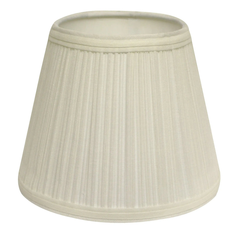 19" White Empire Slanted Broadcloth Lampshade Homeroots Lighting